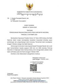 SE BUPATI HARI BATIK NASIONAL